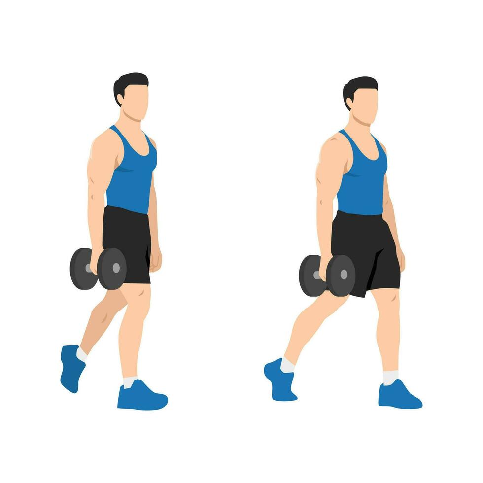 man-doing-single-or-one-arm-dumbbell-farmers-walk-or-suitcase-carry-exercise-vector